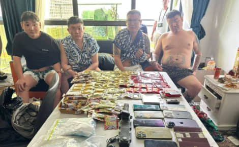 西港警方抓获4名中国籍毒贩